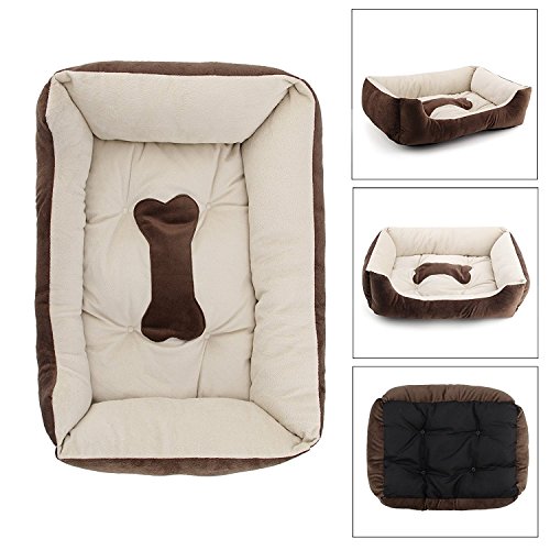MultiWare Dog Pet Beds Cat Basket Pet Bed Washable Extra large Beige