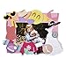 jackinthebox Fashion Theme Art and Craft Kit for Girls, Craft Projects in 1 Box, Best Girl Gift for Ages 6 7 8 9 10 Years, Includes Beautiful Felt and Foam Embellishments (Little Fashionista 6-in-1)