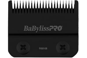 BaBylissPRO Barberology Black Graphite Replacement Fade Clipper Blade, FX8010B Fade Blade