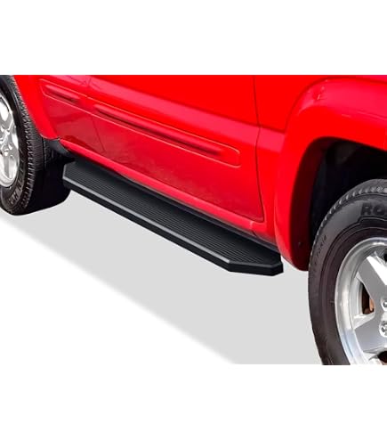 HD Ridez Stainless Steel Running Board 5in Black Compatible With Honda Element 2003-2011 (Exclude SC Model) (Nerf Bar Side Steps Side Bars