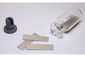 CHEMISTRY CABINET Titanium Metal Strips/Electrode 99% Pure Element 22 Ti Chemistry Sample - Science experiment - Chemistry kit - Periodic Table, Element Collection, Transition Metals