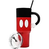 Disney Mickey Mouse 40 Oz Stainless Steel Tumbler With Sculpted Arm Handle