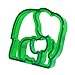 Elephant-Shaped Sandwich Cutter Cookie Biscuit Cutter - Blue by Generic