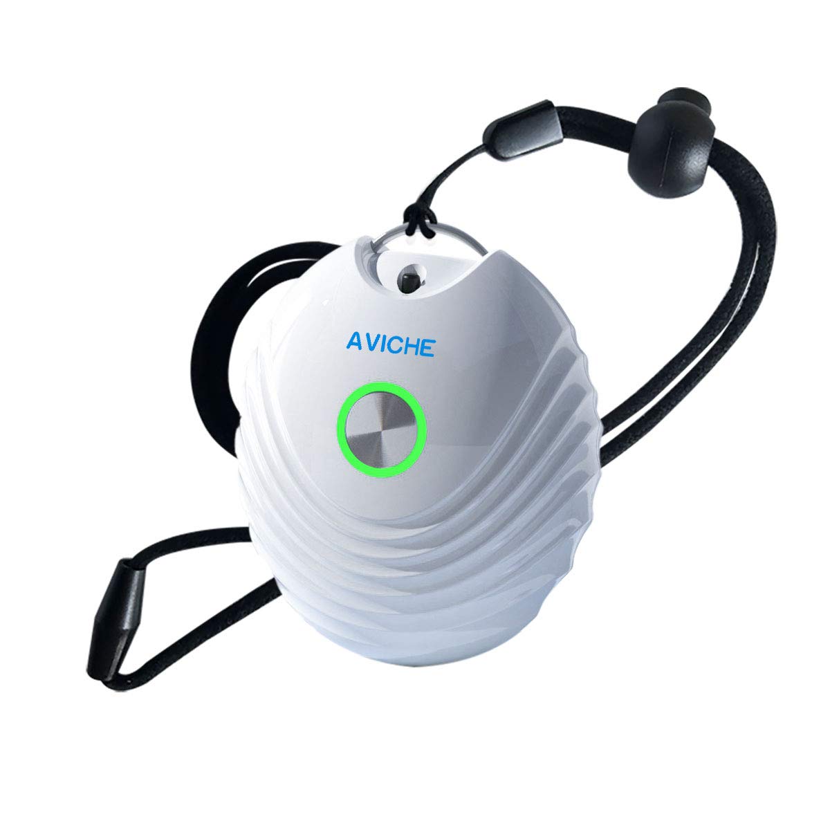 AVICHE Personal Air Purifier | Rechargeable and Portable Necklace Negative Ion Generator | Purifies Air Eliminating Germs, Dust, Viruses, Bacteria, Allergens, Mold, Odors, and More