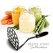 Elite Chef Potato Masher Slicer for Quick and Easy Lumpless Mashing