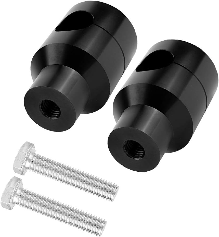Pair Lift Handlebar Riser - Pair Lift Handlebar Riser 22mm Aluminium Alloy for Motorcycle Modification(Black) - Image 4