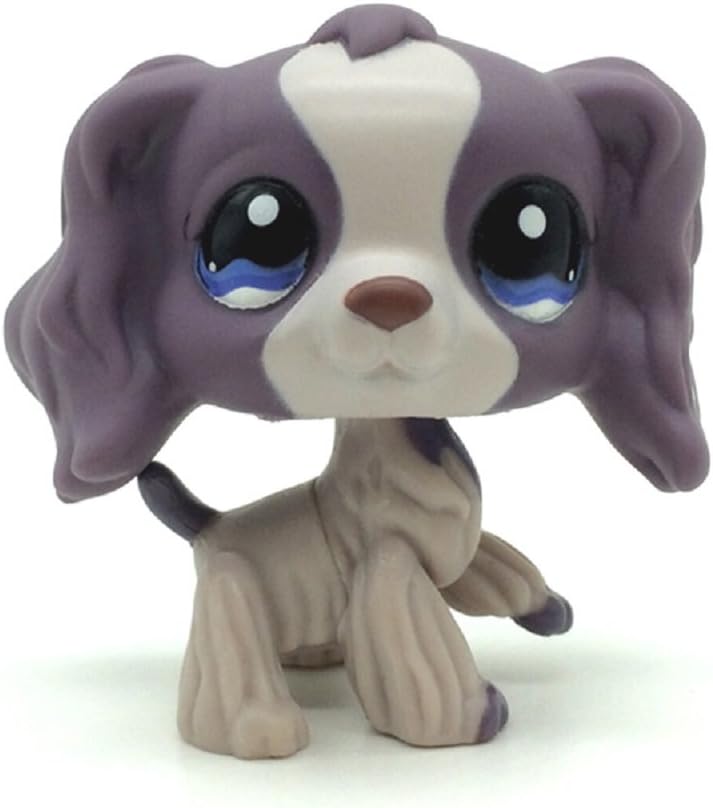 Mini Pet Shop Purple Cocker Spaniel Dog 