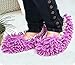 Drhob 2pcs Multi Function Chenille Fibre Washable Dust Mop Slippers Cleaning Shoes（Multicolor random）