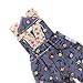 Jili Online Trendy Handmade Causal Doll Flower Printed Suspender Pants for 12'' Blythe Doll Dress Up Accessories