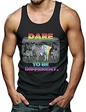 Dare To Be Different - Gay Lesbian Pride Men's Tank Top T-shirt