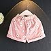 Happy Town Toddler Kids Baby Girls Outfits Clothes T-Shirt Blouse Tops and Floral Shorts Pants Suit 2PCS Set (5T, Pink)