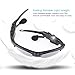 Oldshark Wireless Music Sunglasses with Stereo Handsfree Bluetooth 4.1 Headset Headphone for iPhone4 / 5 / 5S, Samsung Galaxy S3 S4 S5, Note2 / Note3, HTC, LG and All Smart Phones or PC Tablets with Bluetooth Function