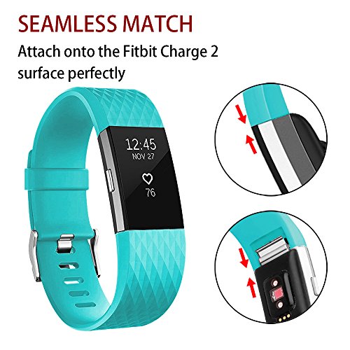 image for POY Replacement Bands Compatible for Fitbit Charge 2, Special Edition 