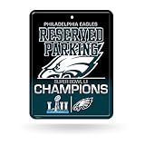 NFL Philadelphia Eagles Super Bowl LII Champs High-Res Metal Parking Sign