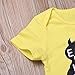 YOUNGER STAR 3Pcs Baby Boy Clothes Wild Monster Cartoon Letter Print Bodysuit Cotton Romper Pants+Hat Outfits Set
