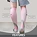 Compression Socks for Men & Women(2 Pairs) (Pink)