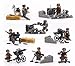 WW2 German Army,Blitzkrieg Soldiers Soldiers and Guns Weapons,Canon Machine Gun set of 8 Minifugurs - Military Building Block Toy