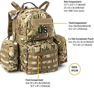 molle 2 medium rucksack shoulder straps