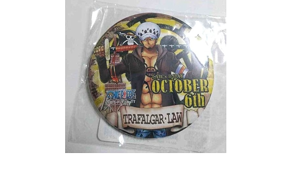 Amazon Com One Piece Can Badge Button Trafalgar Law Yakara Mugiwara Anime Official F S Clothing Shoes Jewelry