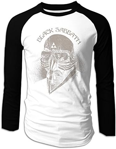Mohegan Sun Black Sabbath Man Long Sleeve Shirts Tee Plain Raglan Baseball