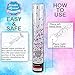 Gender Reveal Surprise - Smoke-Free Pink & Blue Confetti Cannon for Baby Gender Reveal Parties - 2 Pink & 2 Blue - 12 Inch