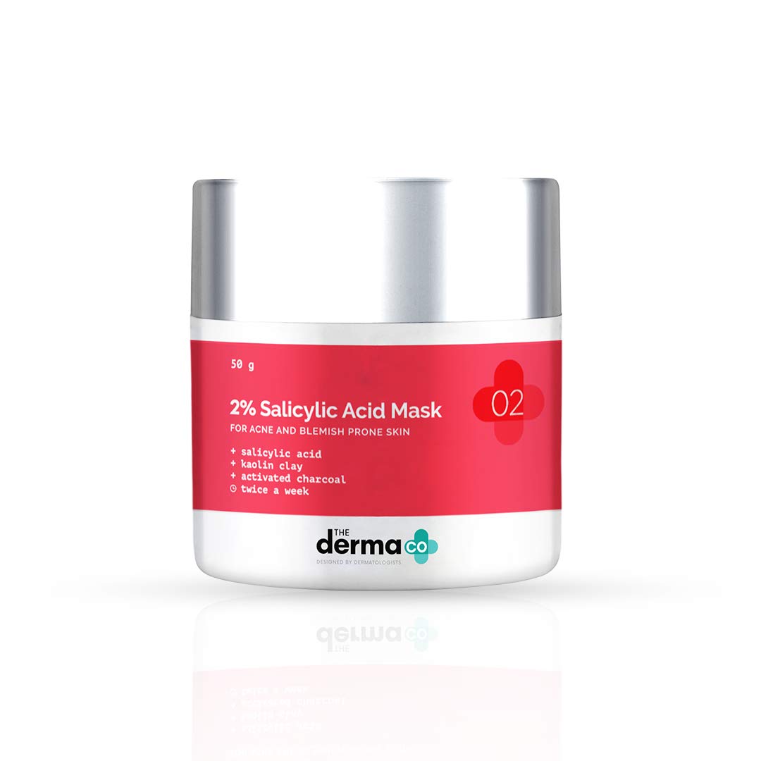 Buy The Derma Co 2 Salicylic Acid Face Mask for Men and Women for Acne