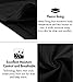LAPASA Men's Thermal Underwear Bottom Long Johns Pants Fleece Lined Base Layer Lightweight Stretchy Cold Weather Winter Thermoflux 100 Mildly Warm M10 Medium Black 2 Pack
