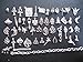50pcs Mixed Silvers Fairy Wicca Pagan Witch Zinc Alloy Charms Bracelet Kit #3006 AVBeads