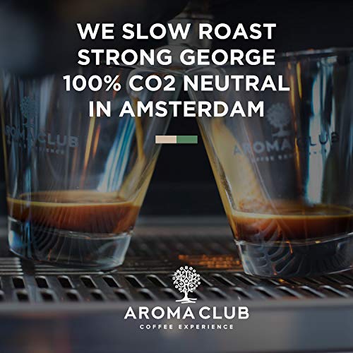Aroma Club Kaffeebohnen 1 kg – Strong George Dark röstung – brasilianisch – Slow Roast – Für alle Kaffeemaschinen – Bild 5