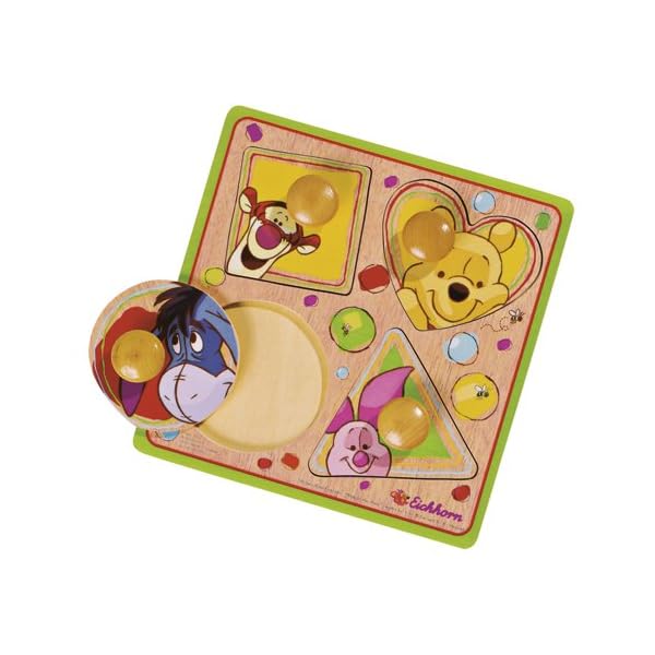 Simba Eichhorn 100003383 - Winnie The Pooh Mein erstes Holz Puzzle