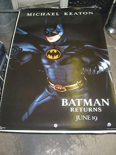 Batman Returns Orig U S One Sheet Batman Teaser Movie Poster Tim Burton At Amazon S Entertainment Collectibles Store