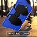 Samsung Galaxy Tab A 10.1 Case(SM-T580),3in1 Slim Heavy Duty Shockproof Rugged Armor Three Layer Hard PC+Silicone Hybrid High Impact Resistant Defender Full Body Protective Cover with Screen Protector