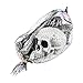 Halloween Haunters 12 Piece Bag of Plastic Skeleton Skull Bones Prop Decoration - Scary Graveyard Human Body Parts Set - Hands, Feet, Legs