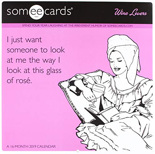 Someecards - Wine Lovers Wall Calendar (2019) by