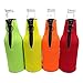 Beer Bottle Coozies Neoprene Collapsible Set of 8 Coolies Party Pack Assorted Colors