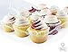 Chefible 12 Cupcake Plastic Disposable Container Box Ergonomic & Practical Takeout Cupcake Carrier, Stackable & Space-saving Cupcake Holder, Food-Grade & BPA-Free Plastic Material –10-Pack