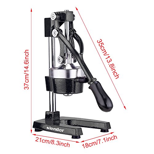 image for Slendor Commercial Citrus Juicer Orange Manual Juice Squeezer Heavy Du