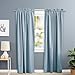AmazonBasics Room Darkening Blackout Curtain Set - 52