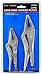Cal-Hawk Long Needle Nose Locking Vice Grip Style Pliers with Quick Release Set of 2