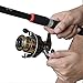 Out Topper Telescopic Fishing Rod Poles Kit,Travel Spin Spinning Rod and Reel Combos with Reel Line Lures Hooks Saltwater Fishing Pole