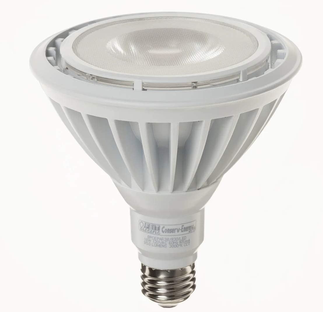 Feit Electric PAR38 Dimmable LED Light Bulb Weatherproof, Indoor