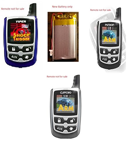 7541 New Replacement Battery for Viper Python Clifford Remotes