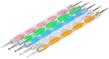 Ein Mega Schnappchen Nail Art Dotting Tools Spot Swirl Professionelles Set Aus 5 Verschiedenen 2 Spitzen Swirl Tools Spotswirl Jedes Tool Hat Andere Spitzen Groessen Amazon De Beauty