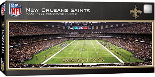 MasterPieces NFL Panoramics 1000 Puzzles Collection - New Orleans Saints NFL Panoramics 1000 Piece Jigsaw Puzzle