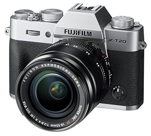 Fujifilm X-T20 Mirrorless Digital Camera w/XF18-55mmF2.8-4.0 R LM OIS Lens - Silver (International Model No Warranty)