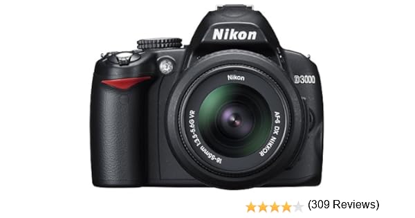 Nikon D3000 18-55 VR Kit - Cámara Digital (10,2 MP, SLR Camera Kit ...