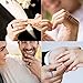 Silicone Wedding Ring for Men, 5 Pack 8mm Wide Mens Affordable Silicone Rubber Wedding Bands for Athletes Sports Workout Gym