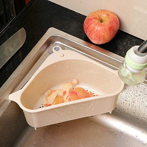 image for Panzisun 3pcs Kitchen Sink Drain Frame Triangular Stable Multifunction