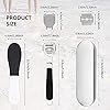 Foot-Scraper-Kit-Double-Sided-Foot-File-Hard-Skin-Callus-Remover-Feet-Care-Stainless-Steel-Pedicure-Tool-with-Case-Foot-File-Heads-10-Replacement-Blade-for-Dry-Callus-Dead-Cracked-Skin Foot Scraper Kit + Double-Sided Foot File, Hard Skin Callus Remover Feet Care, Stainless Steel Pedicure Tool with Case…