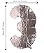 40 Inch Silver Digital Helium Foil Birthday Party Balloons (Number 3, Silver)